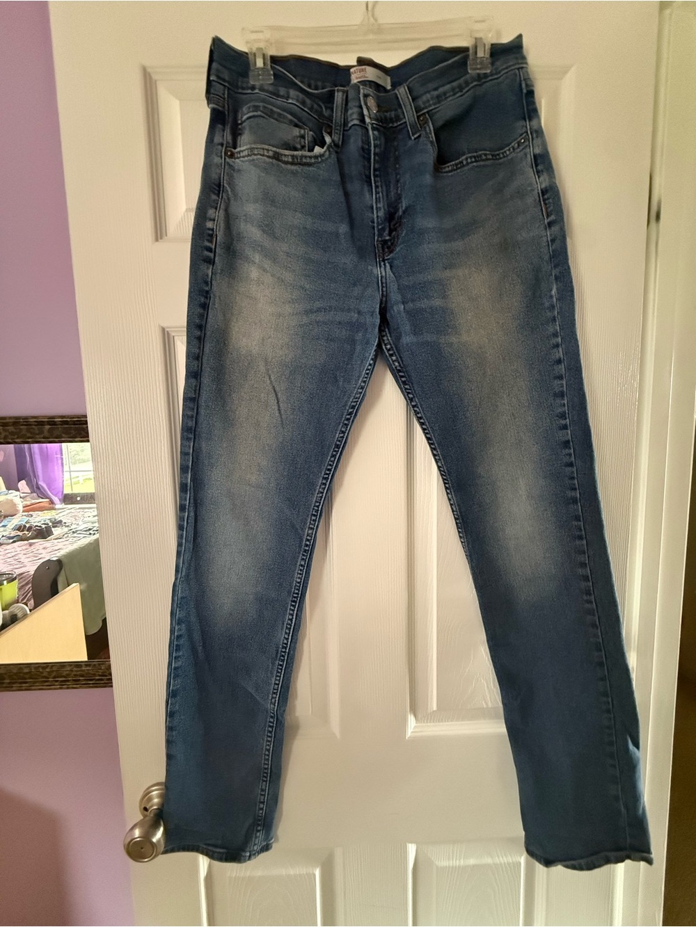 Levi's Medium Blue Slim Straight Jeans